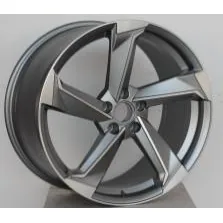 Audi bicolor diamond-cut velgen 01029 — 18–21 inch lichtmetalen velg in bicolor