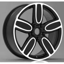BMW bicolor diamond-cut velgen 03046 — 17–18 inch lichtmetalen velg in bicolor