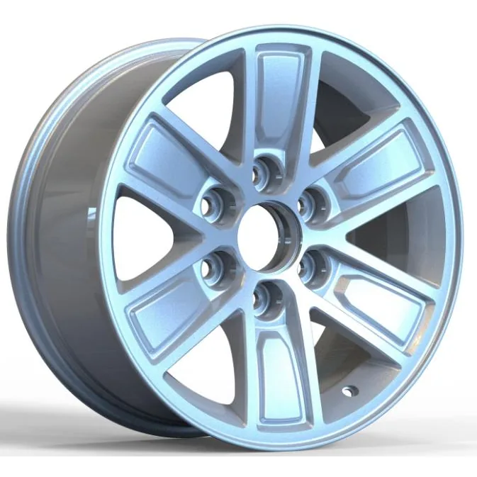 GMC zilveren velgen 17104 — 17 inch lichtmetalen velg in zilver