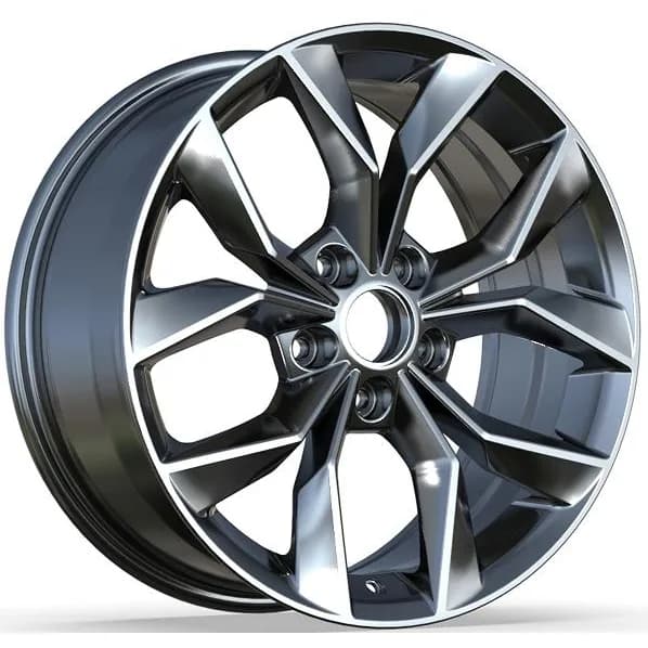 Honda bicolor diamond-cut velgen 09014 — 17 inch lichtmetalen velg in bicolor