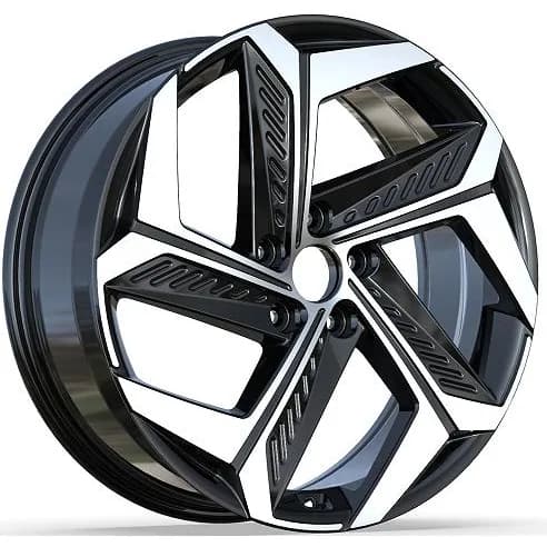 Hyundai bicolor diamond-cut velgen 08025 — 19 inch lichtmetalen velg in bicolor