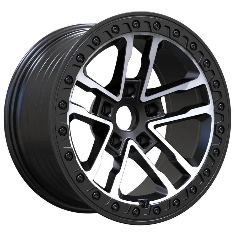 Jeep zwarte velgen 21009 — 17 inch lichtmetalen velg in zwart