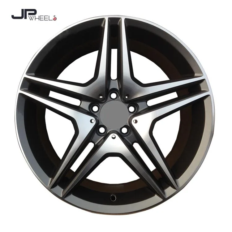Mercedes-Benz bicolor diamond-cut velgen 02021 — 19–20 inch lichtmetalen velg in bicolor