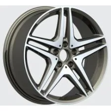 Mercedes-Benz bicolor diamond-cut velgen 02021 — 17–18 inch lichtmetalen velg in bicolor