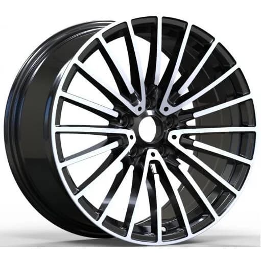 Mercedes-Benz bicolor diamond-cut velgen 02022B — 18–19 inch lichtmetalen velg in bicolor