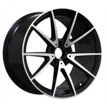 Mercedes-Benz zwarte velgen 02036 — 19 inch lichtmetalen velg in zwart