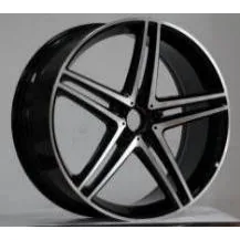 Mercedes-Benz bicolor diamond-cut velgen 02052 — 22 inch lichtmetalen velg in bicolor