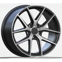 Mercedes-Benz bicolor diamond-cut velgen 02056 — 20 inch lichtmetalen velg in bicolor