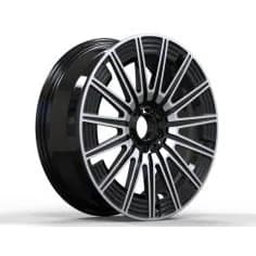 Mercedes-Benz bicolor diamond-cut velgen 02074 — 17–19 inch lichtmetalen velg in bicolor