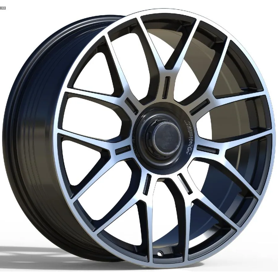 Mercedes-Benz bicolor diamond-cut velgen 02075 — 18–21 inch lichtmetalen velg in bicolor