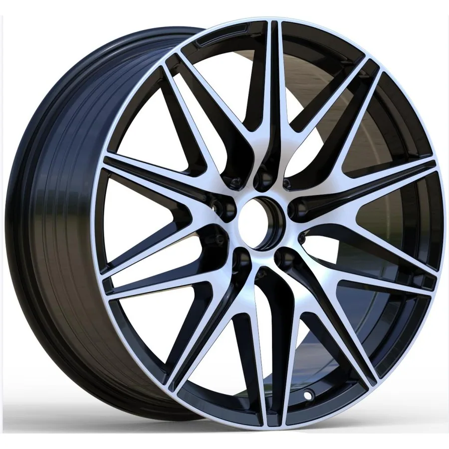 Mercedes-Benz bicolor diamond-cut velgen 02076 — 19–20 inch lichtmetalen velg in bicolor