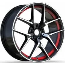 Mercedes-Benz bicolor diamond-cut velgen 0271225 — 18–20 inch lichtmetalen velg in bicolor