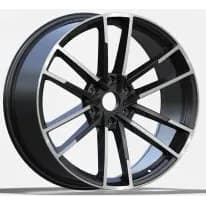 Nissan bicolor diamond-cut velgen 07020 — 22 inch lichtmetalen velg in bicolor