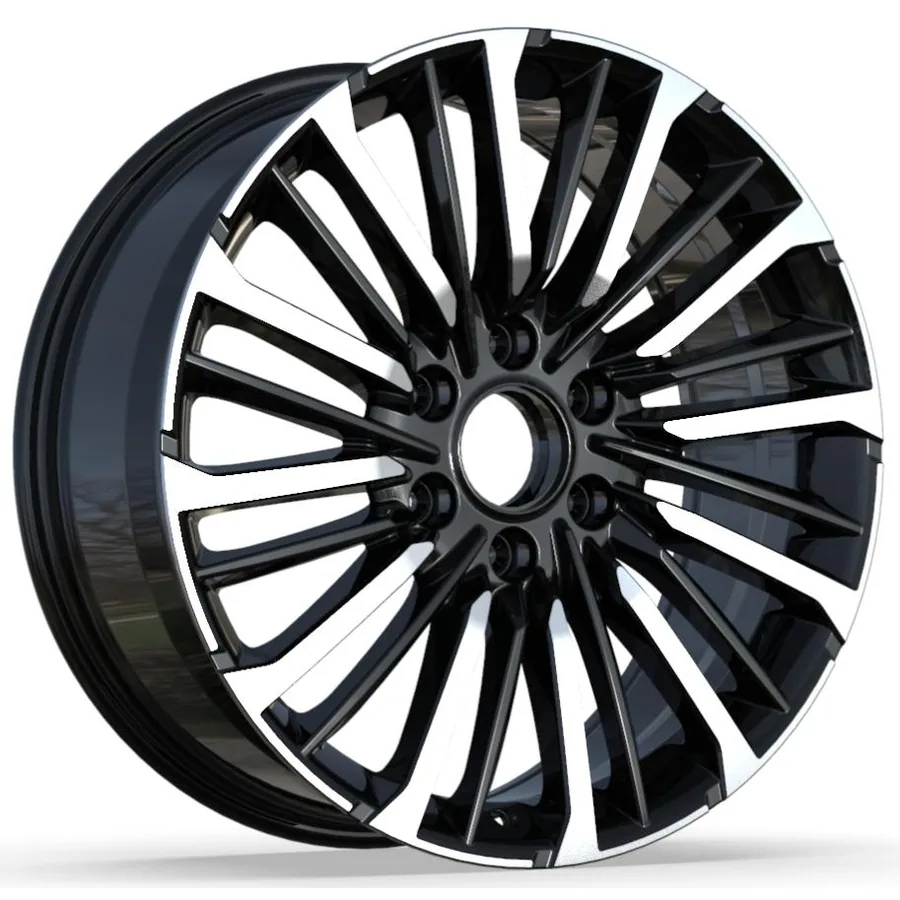 Nissan zwarte velgen 07021H — 20–22 inch lichtmetalen velg in zwart