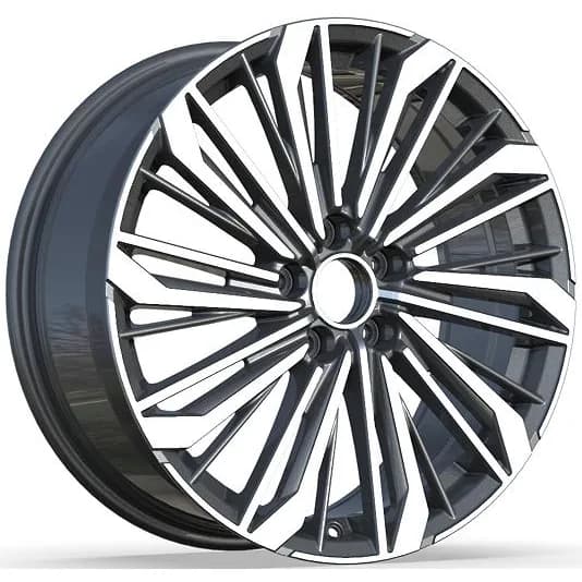 Nissan bicolor diamond-cut velgen 07024 — 18–19 inch lichtmetalen velg in bicolor