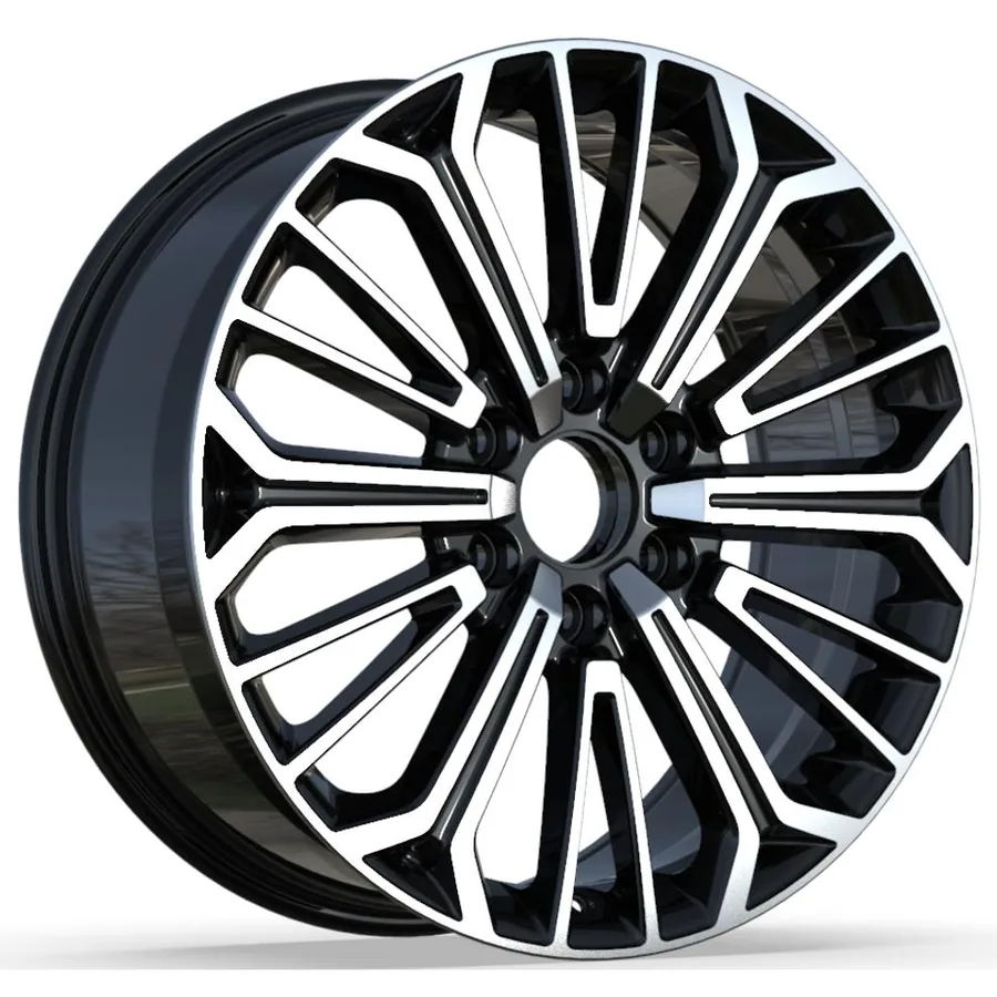 Nissan bicolor diamond-cut velgen 07026 — 20 inch lichtmetalen velg in bicolor