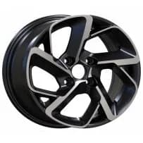 Peugeot zwarte velgen 10001 — 15 inch lichtmetalen velg in zwart