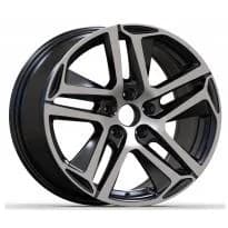 Peugeot bicolor diamond-cut velgen 10002 — 17 inch lichtmetalen velg in bicolor