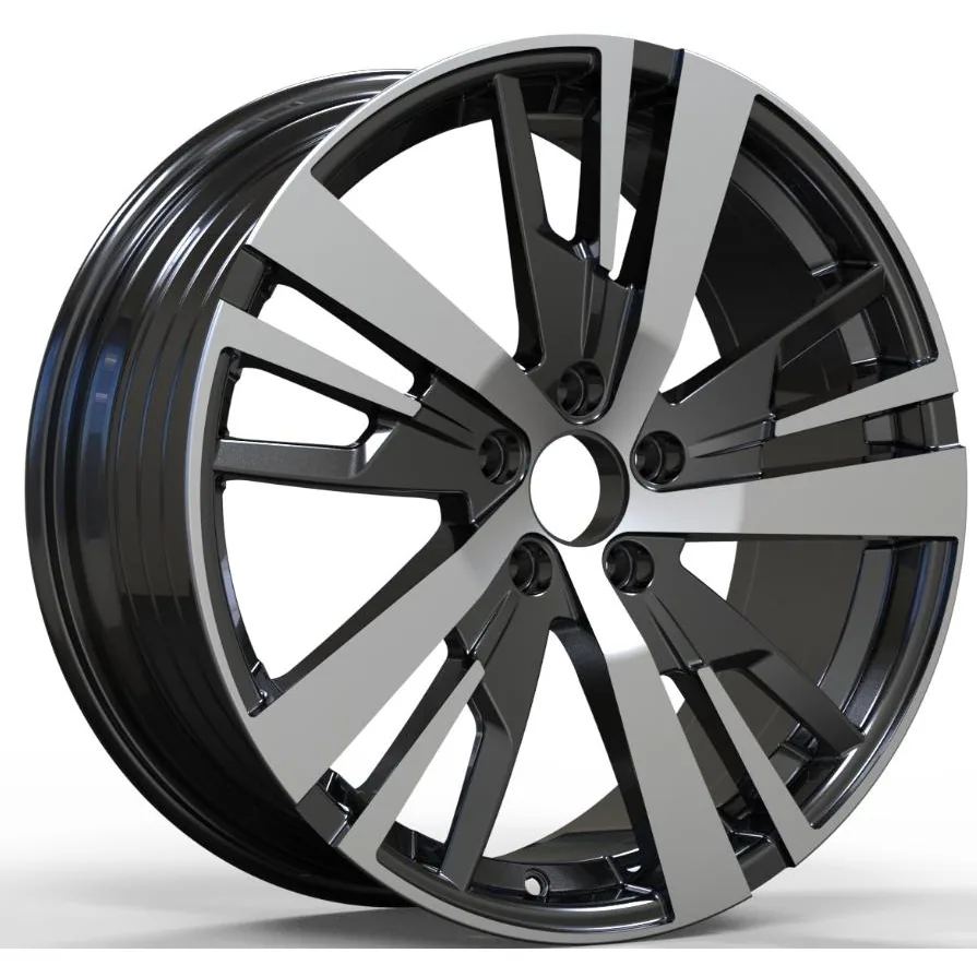 Peugeot bicolor diamond-cut velgen 10008 — 18 inch lichtmetalen velg in bicolor