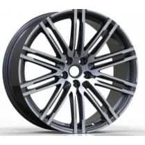 Porsche bicolor diamond-cut velgen 13002M1242 — 20–21 inch lichtmetalen velg in bicolor