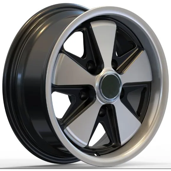 Porsche bicolor diamond-cut velgen 13013 — 15 inch lichtmetalen velg in bicolor