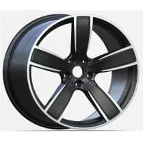 Porsche bicolor diamond-cut velgen 13M1172 — 22 inch lichtmetalen velg in bicolor