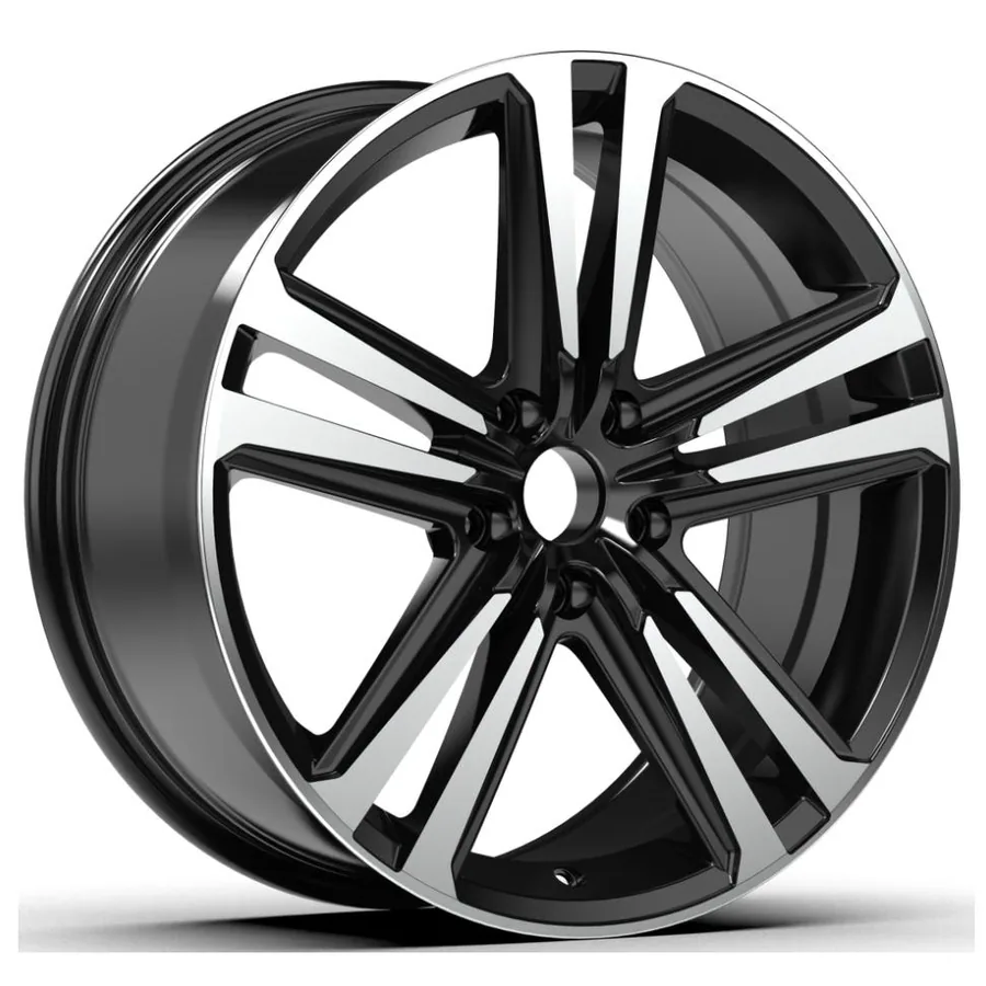 Skoda bicolor diamond-cut velgen 14006 — 18–19 inch lichtmetalen velg in bicolor