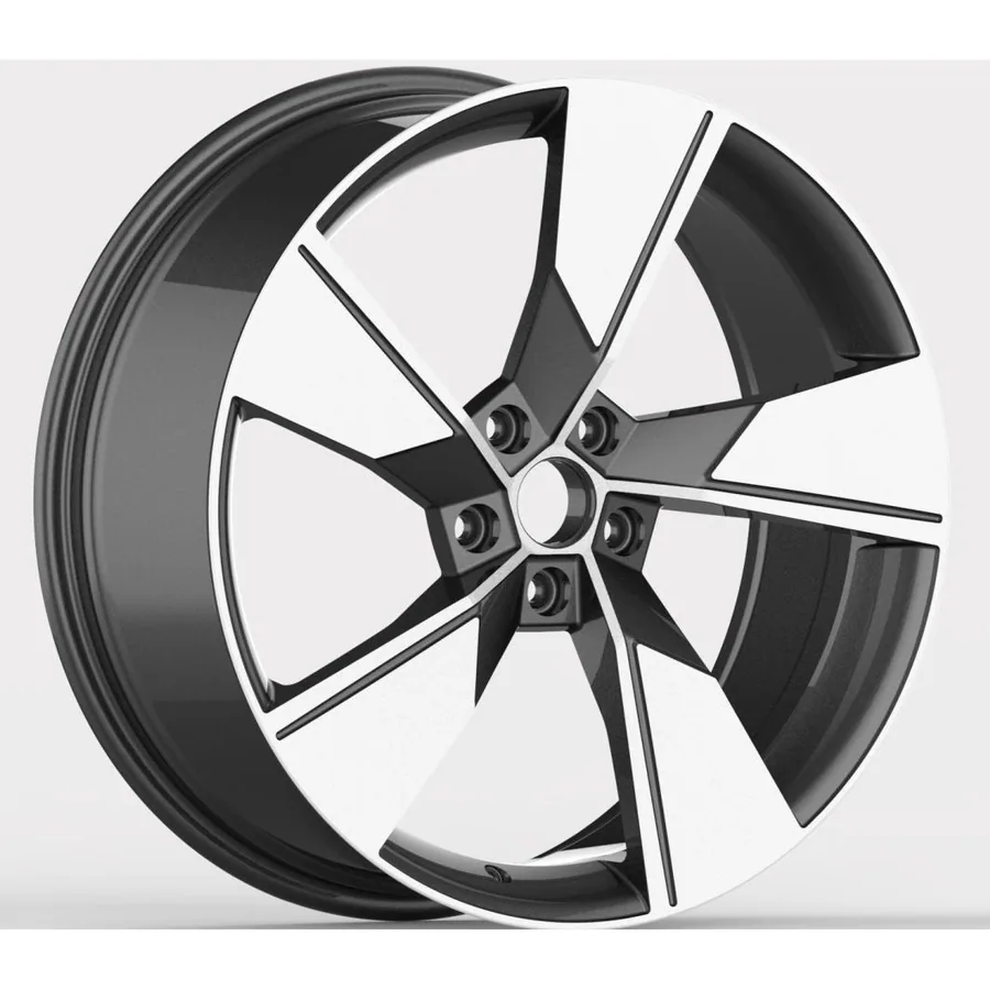 Skoda bicolor diamond-cut velgen 14007 — 17–20 inch lichtmetalen velg in bicolor