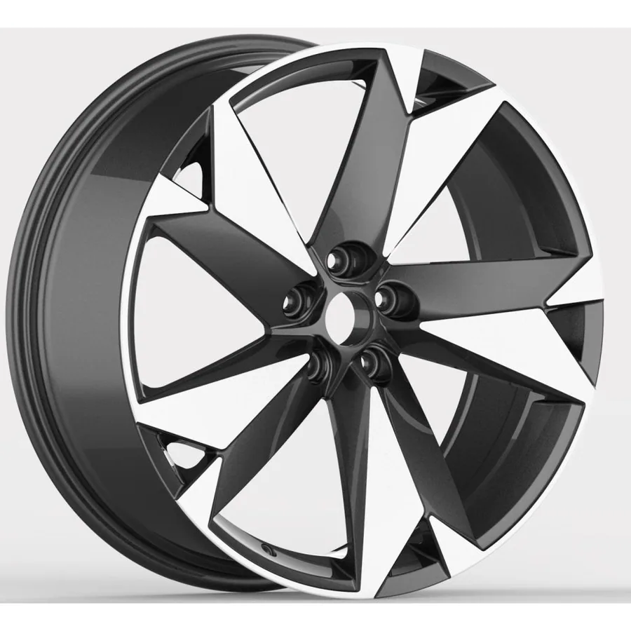 Skoda bicolor diamond-cut velgen 14008 — 18–20 inch lichtmetalen velg in bicolor