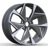 Skoda bicolor diamond-cut velgen 14010 — 19–20 inch lichtmetalen velg in bicolor