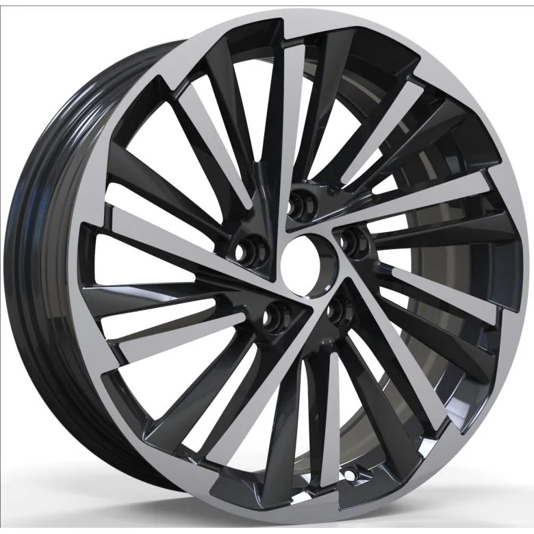 Skoda bicolor diamond-cut velgen 14012 — 17 inch lichtmetalen velg in bicolor