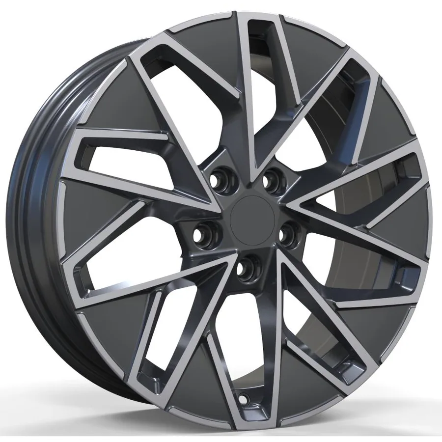 Skoda bicolor diamond-cut velgen 14015 — 17–19 inch lichtmetalen velg in bicolor