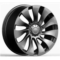 Tesla bicolor diamond-cut velgen 15006 — 18–21 inch lichtmetalen velg in bicolor