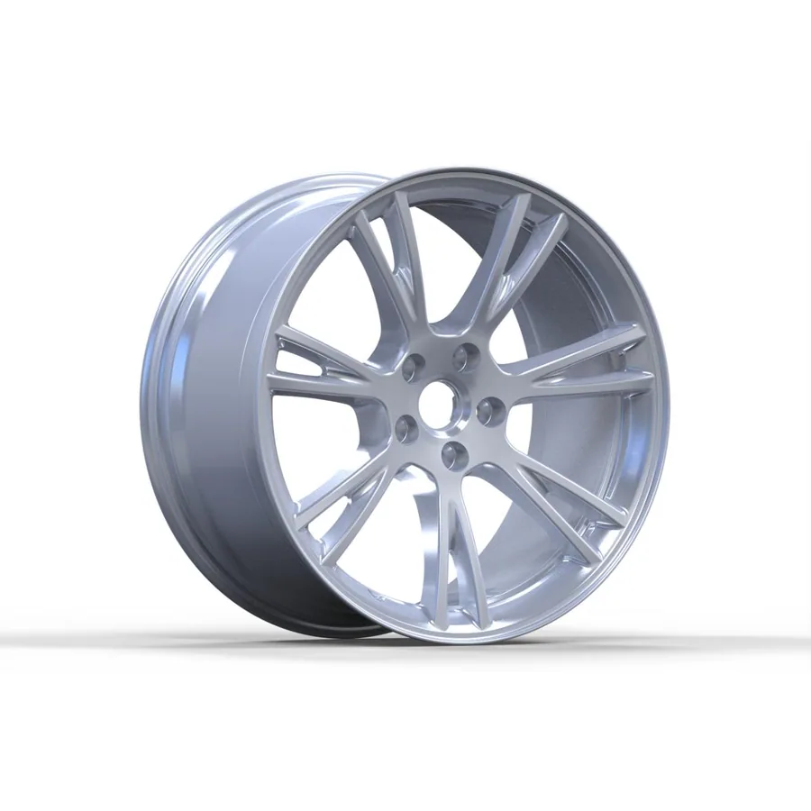 Tesla zilveren velgen 15008 — 19 inch lichtmetalen velg in zilver