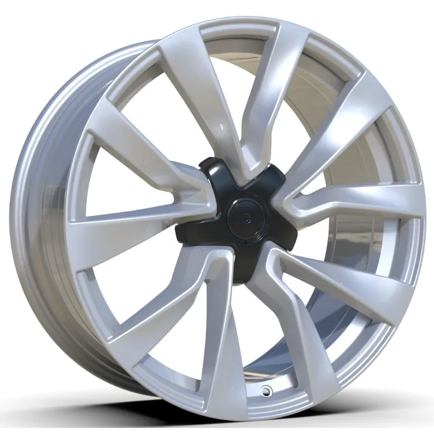 Tesla zilveren velgen 15011 — 19 inch lichtmetalen velg in zilver