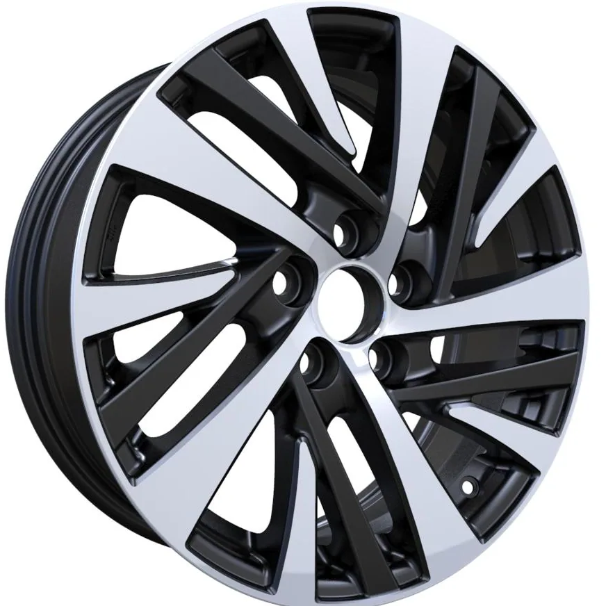 Toyota bicolor diamond-cut velgen 06035 — 17 inch lichtmetalen velg in bicolor