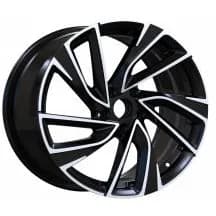 Volkswagen zwarte velgen 11021M1245 — 17–18 inch lichtmetalen velg in zwart