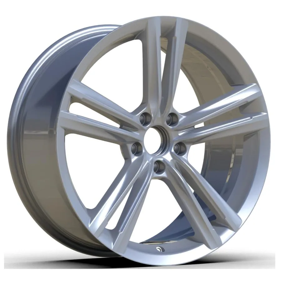 Volkswagen zilveren velgen 11040 — 18–19 inch lichtmetalen velg in zilver