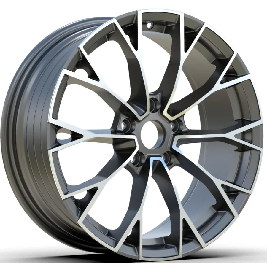 Volkswagen bicolor diamond-cut velgen 11054 — 18–20 inch lichtmetalen velg in bicolor