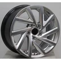 Volkswagen bicolor diamond-cut velgen 11M1180 — 16–19 inch lichtmetalen velg in bicolor